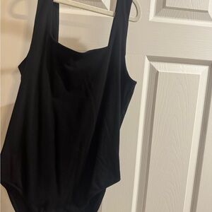 Old navy black square neck bodysuit